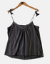 Women's Striped Tie-Strap Cami Top