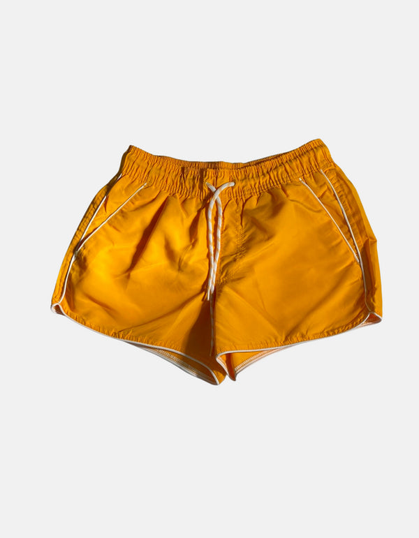 Swim shorts men plain yellow FM