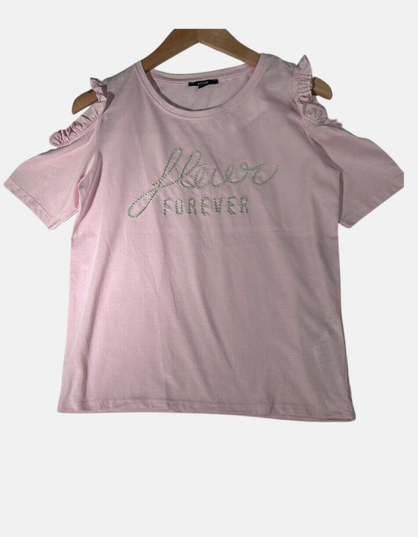 Soft Pink 'Flair Forever' Tee