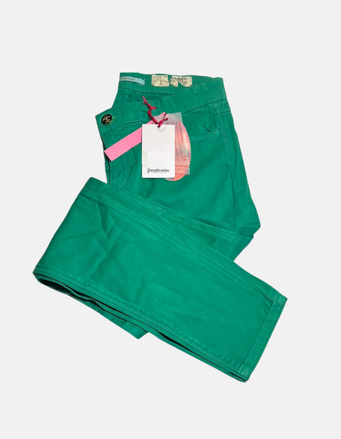 Green colour pants FM