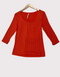 Crimson Dot Delight Blouse
