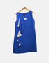 Royal Blue Sleeveless Ruffle Dress