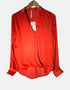Crimson Silk Blouse