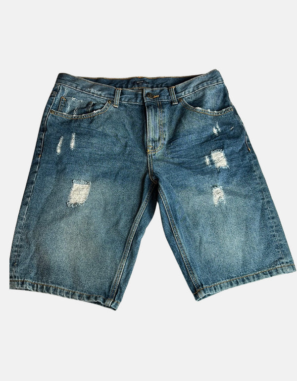 Rugged Denim Explorer Shorts