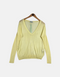 Lightweight V-Neck Sweater for Women – Yellow
