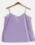 women's Lace Trimmed Tank Top