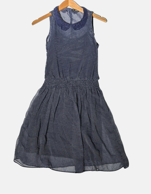Midnight Polka Dot Delight Dress