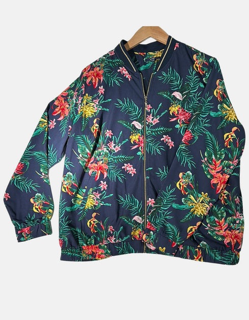 Midnight Garden Bomber Jacket