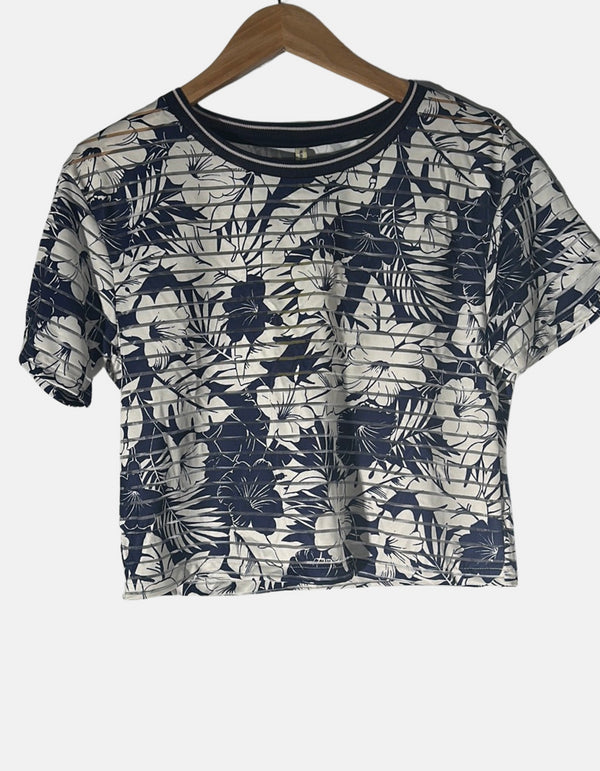 Nautical Botanical Print Tee