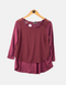 Maroon blouse FM