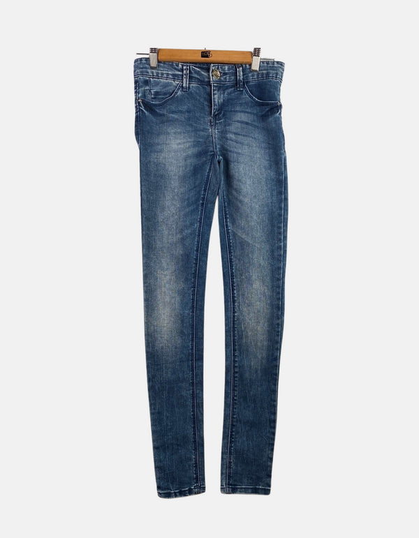 Faded Slim Fit Blue Jeans