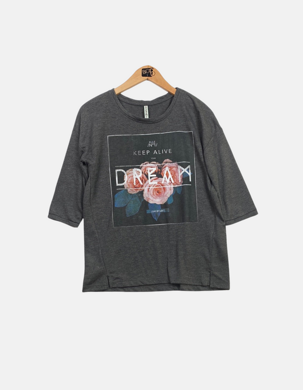T-shirt gray colour FM