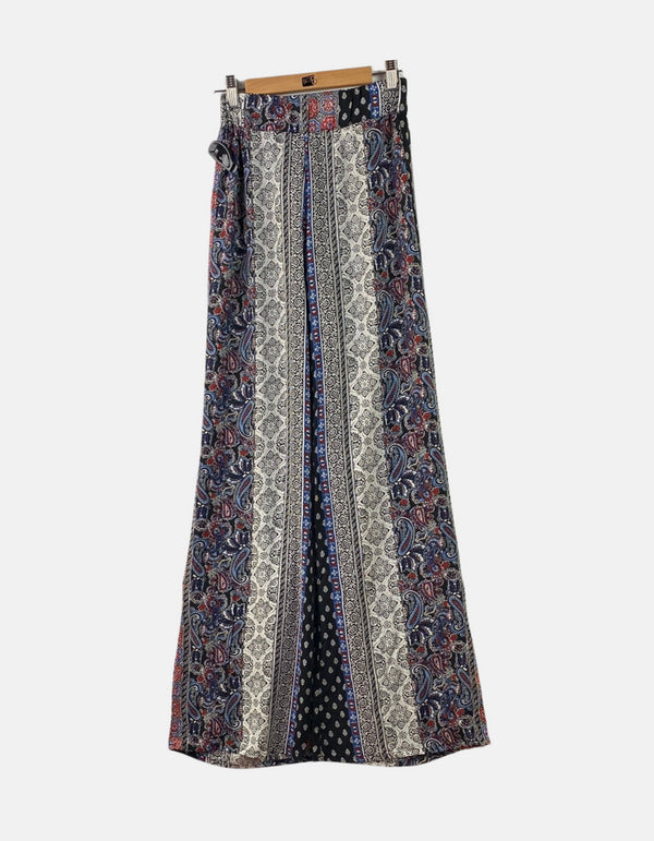 Boho Wide-Leg Printed Pants for Women