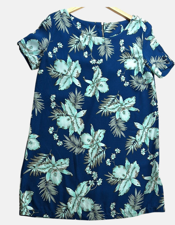 Tropical Midnight Shift Dress