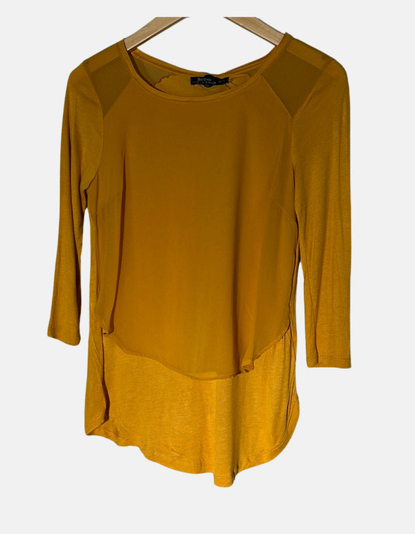 Autumn Glow Layered Long Sleeve Top