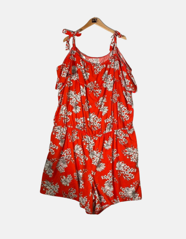 Orange Dress with Flowers FM