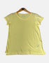Casual Short Sleeve Crew Neck Tee for Women