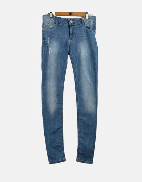 Light blue denim skinny FM