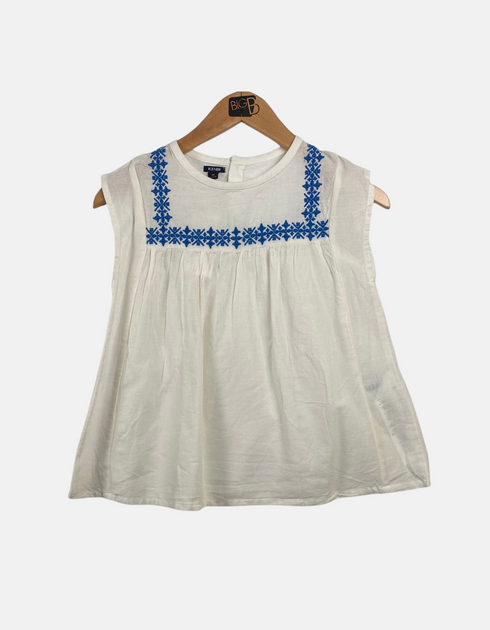 White kid blouse FM