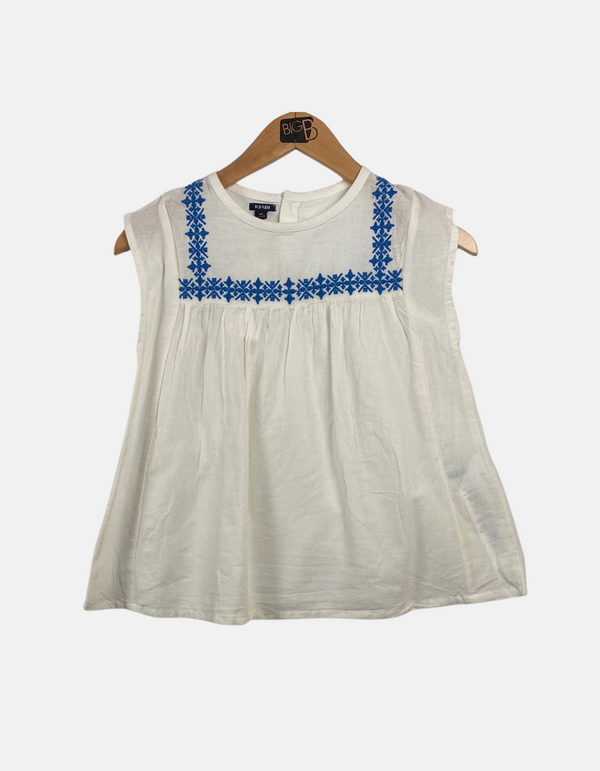 White kid blouse FM