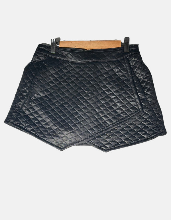 Quilted Noir Skort F