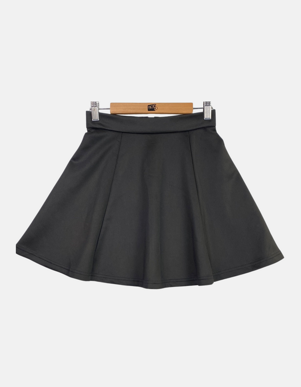 Women's Black Flared Skater Skirt