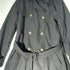 Classic Belted Trench Coat with Double-Breasted Design