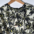 Tropical Tie-Waist Blouse