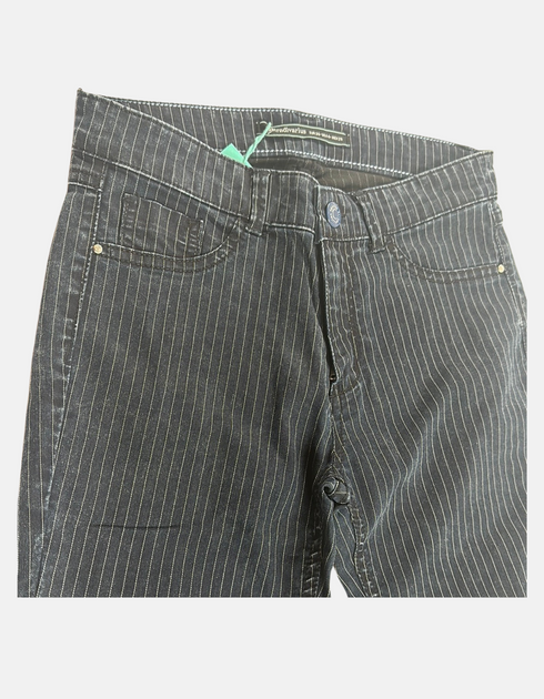 Nautical Pinstripe Slim-Fit Jeans