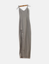 Gray colour long dress FM