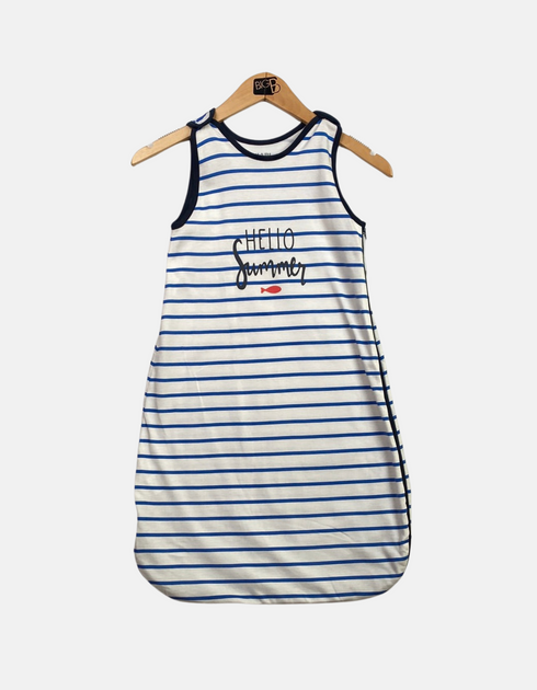 Baby Striped "Hello Summer" Sleep Sack