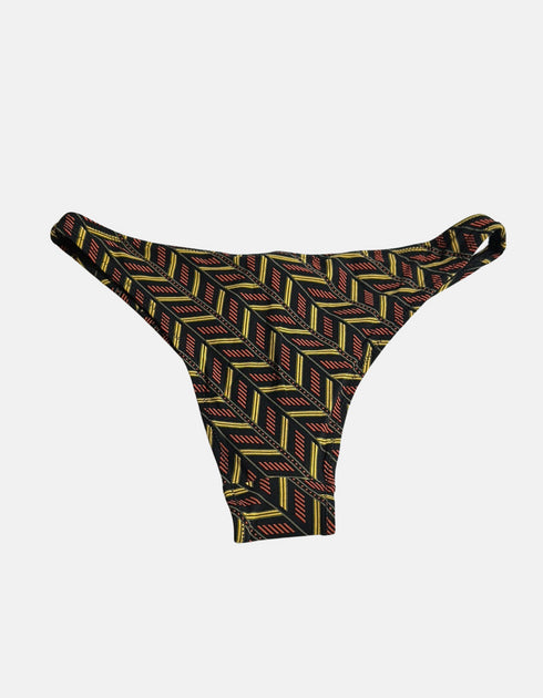 Geometric Print Bikini Bottom - Medium