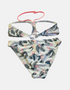 Floral Print Bandeau Bikini Set