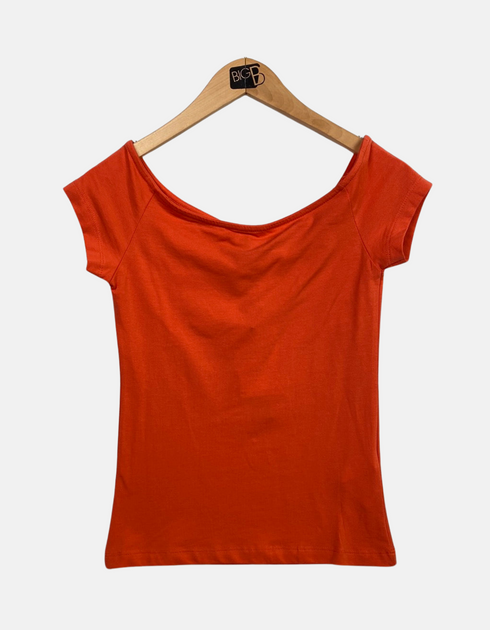 Girls T-shirt orange FM