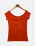 Girls T-shirt orange FM