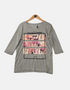 Women's "Wardrobe I Need More Flowers" Graphic 3/4 Sleeve Top