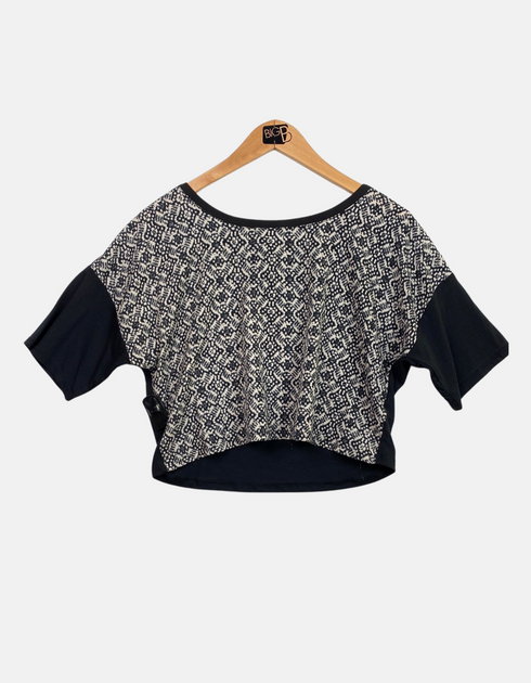 T-shirt black & white FM