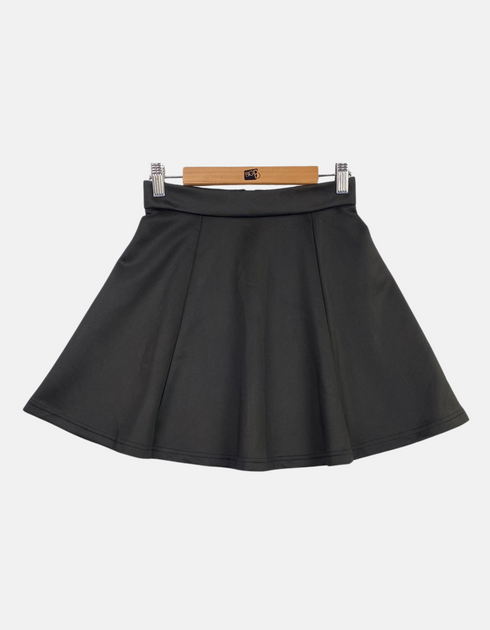 Women's Black Flared Skater Skirt