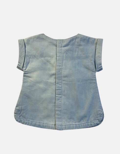 Baby Chambray Sleeveless Top