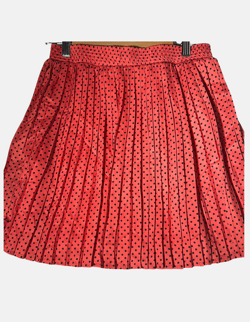 Polka Dot Pleated Skirt