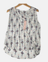 Bohemian Rhapsody Sleeveless Blouse