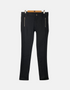 Women's High-Waisted Slim Fit Pants with Zipper Accents