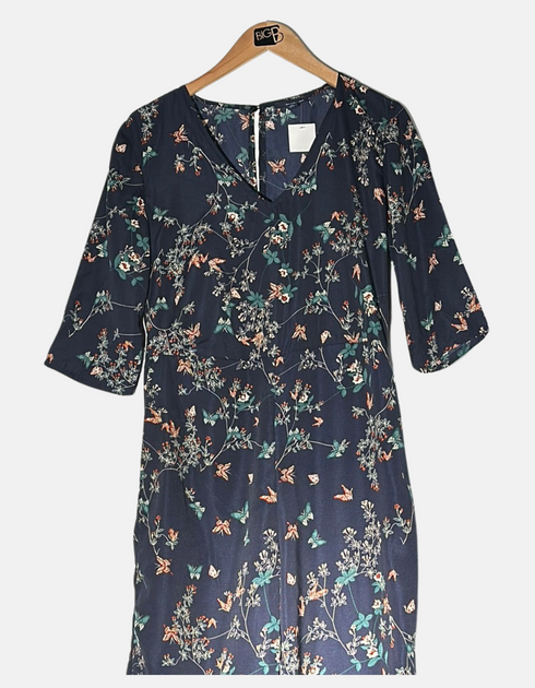 Women's Floral Print Wide-Leg Jumpsuit