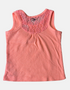 Coral Sleeveless Ribbed Tank Top