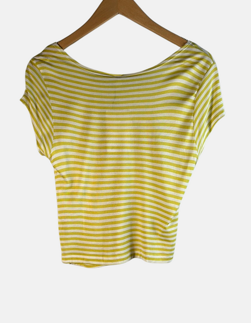 Sunny Stripe Scoop Neck Tee