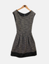 Striped Sleeveless Fit & Flare Dress