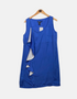 Royal Blue Sleeveless Ruffle Dress