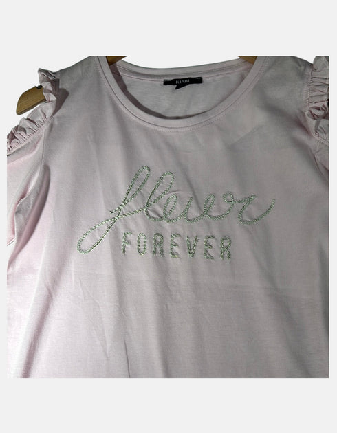 Soft Pink 'Flair Forever' Tee