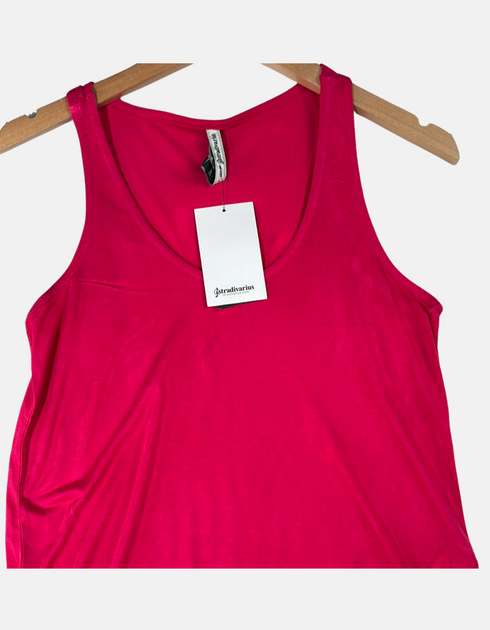 Crimson Sleeveless Tank Top