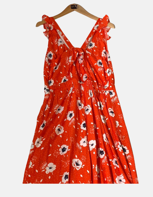 Women's Floral Ruffle Strap Wide-Leg Jumpsuit